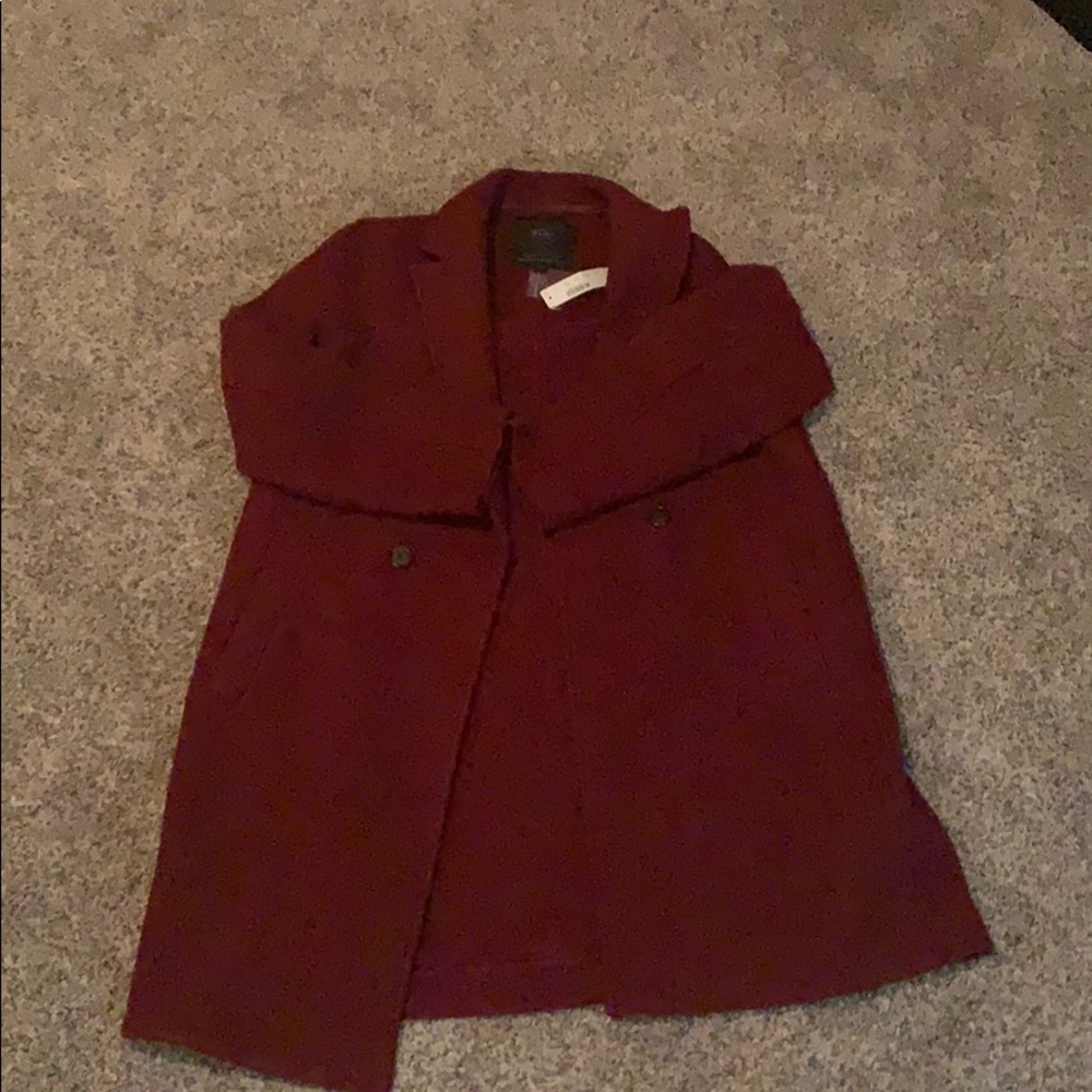 J Crew daphne Italian boiled wool topcoat